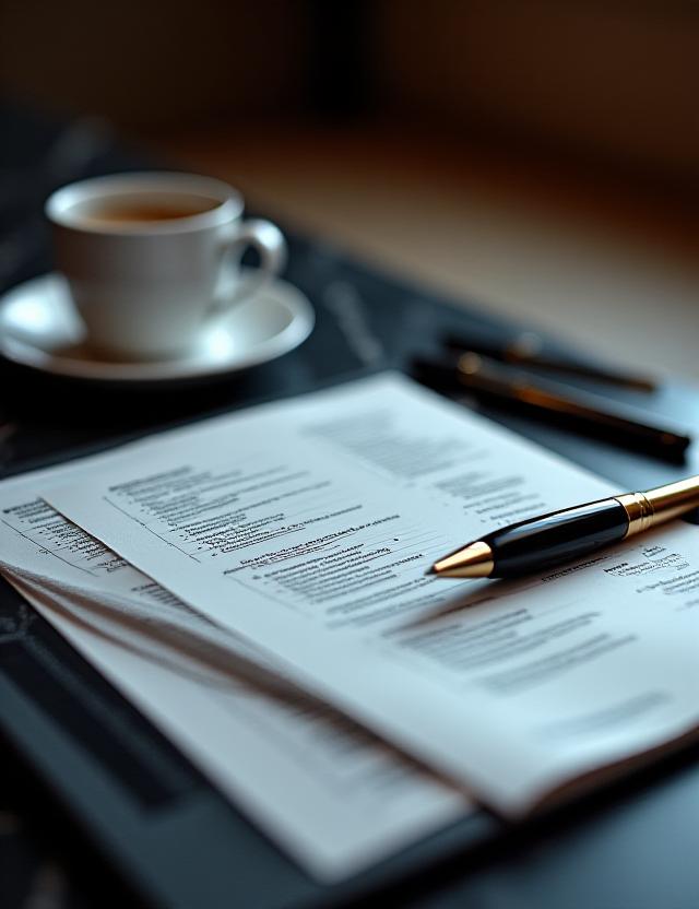 Modern professional office space representing high-end consulting